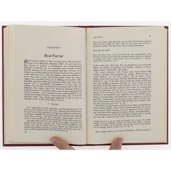 1st EDITION 1st Print Josephine Tey by Sandra Roy 1980 Twain Hardback TEAS 277 - Picture 10 of 12